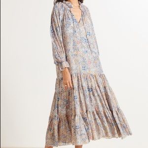 Free people feeling groovy maxi dress XS